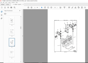 Kawasaki Cummins 6BTA5.9 Engine For 70ZIV Parts Manual - PDF DOWNLOAD