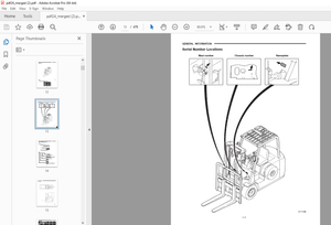 Mitsubishi Forklift Truck FB16KT FB16KT FB18KT FB18KT FB20KT FB20KT Service Manual PDF DOWNLOAD