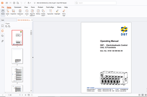 Cat DBT - Electrohydraulic Control Unit, 12 Functions Operating Manual - PDF DOWNLOAD