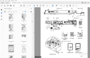 Tadano TR-500XL-4 Rough Terrain Crane Operation &amp; Maintenance Manual – PDF