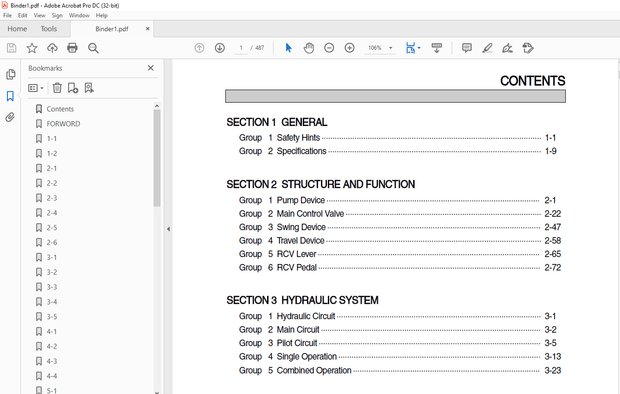 Hyundai R500LC-7 Crawler Excavator Service Manual 2023 - PDF