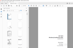 Ammann AV 130 X Kloubový tandemový válec Návod k obsluze 4022001 PDF