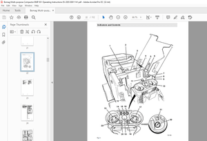 Bomag Multi-purpose compactor BMP 851 Operating instructions Manual – PDF DOWNLOAD