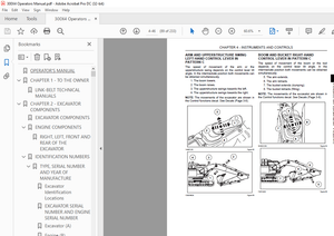 Link Belt 300X4 HYDRAULIC EXCAVATOR OPERATOR&#x27;S MANUAL - PDF DOWNLOAD