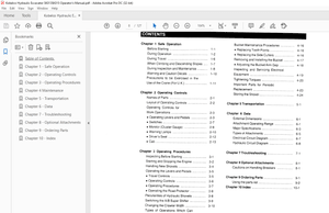 Kobelco SK013 SK015 Hydraulic Excavator Operator’s Manual – PDF DOWNLOAD
