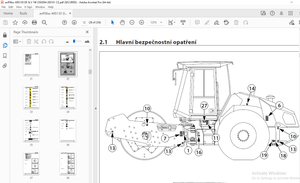 AMMANN ARS 130 TAHAČOVÝ VÁLEC NÁVOD K OBSLUZE 2393004 - PDF