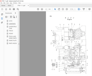 Hitachi Hydraulic Excavator UH35 Parts List Manual(P781-1-1) – PDF DOWNLOAD