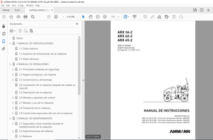 AMMANN ARX 36-2 ARX 40-2 ARX 45-2 MANUAL DE INSTRUCCIONES - PDF DOWNLOAD