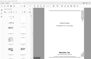 Navistar MaxxForce DT, 9, &amp; 10 Engine Diagnostic Manual 2013 – PDF DOWNLOAD