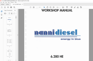 Nanni Diesel 6.280 HE Workshop Manual 60300076 - PDF DOWNLOAD