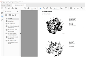 Komatsu 6D170-1 Series Diesel Engine Shop Manual SEBE6161A16 – PDF DOWNLOAD