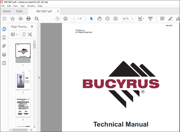 CAT Bucyrus Shaft Jumbo Two Boom Air Jumbo Operator Manual SN S09-6230, S09-6240 – PDF DOWNLOAD