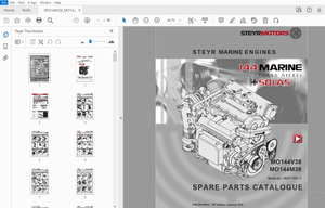 Steyr MO144V38 MO144M38 Marine Turbo Diesel Solas Parts Manual 48217001 – PDF DOWNLOAD