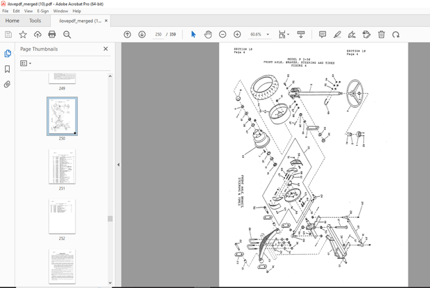 Taylor-Dunn P 2-49 Operation &amp; Maintenance Parts Manual S.NO.53151-814945 - PDF DOWNLOAD
