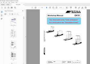 Still Wagner EK10 Workshop Manual W8054149 – PDF DOWNLOAD