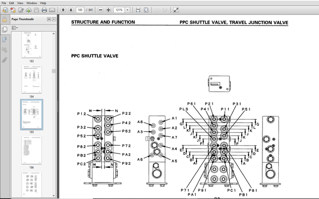 Komatsu PC400-6, PC400LC-6, PC450-6, PC450LC-6 Hydraulic Excavator Shop Manual - SEBM014508  PDF