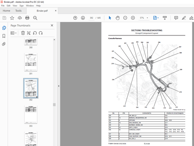 Hitachi ZX 890LCH-7 890LCR-7 Hydraulic Excavator Troubleshooting Technical Manual PN:TTJBR41 - PDF D