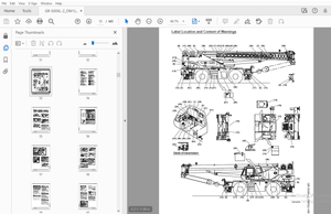 Tadano GR-500EX Rough Terrain Crane Operation Manual – PDF