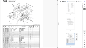 Kubota EX16-2B Engine E4356620 Parts Manual - PDF DOWNLOAD