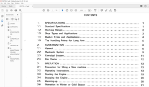 Hitachi Hydraulic Excavator UH063 Operation Manual(EM730-4-1) – PDF DOWNLOAD