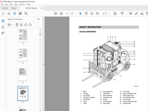 Hyundai 50, 70D-9 Diesel Forklifts Trucks Service Manual 2023 - PDF DOWNLOAD 