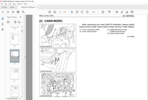 Kubota Tractor M96S M108S Workshop Manual – PDF DOWNLOAD
