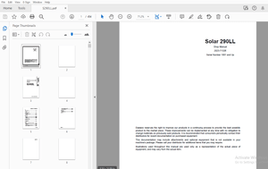 Daewoo Excavator Solar 290LL Shop Manual 2023-7132E – PDF DOWNLOAD