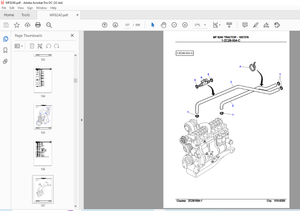 Massey Ferguson MF 8240 TRACTOR 1637376 Parts Manual - PDF DOWNLOAD