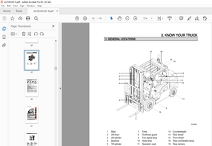 Hyundai Forklift 25/30/33D/35DA-9 IC Trucks Operator’s Manual 2023 PDF