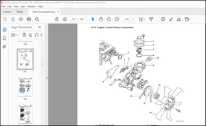 Gehl Compact Excavator Z55, 550Z Service Manual 50940331 – PDF DOWNLOAD