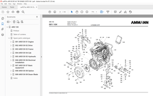 Ammann ARS 130 Single Drum Roller Parts Catalogue Manual 3036002 - PDF DOWNLOAD
