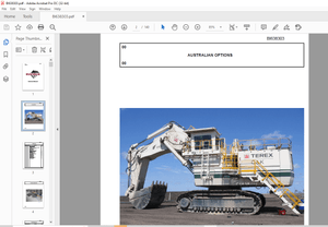 Cat Bucyrus Terex O&amp; K Hydraulic Excavator Technical Manual - PDF DOWNLOAD