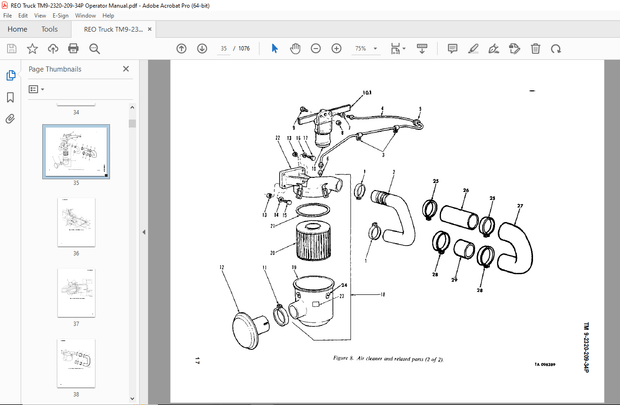 Reo Truck TM 9-2320-209-34P Army Technical Manual - PDF DOWNLOAD