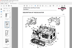 Cat Bucyrus RH 120E Hydraulic Excavator OPERATING INSTRUCTIONS MANUAL BI651505 – PDF DOWNLOAD