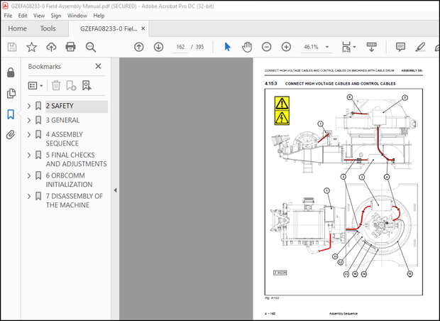 Komastu Hydraulic Mining Shovel PC4000E-6 Assembly Manual – PDF DOWNLOAD