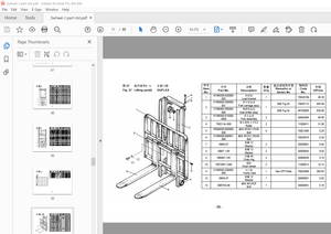 Hangcha CPDS13/15/16/18/20J CPDS13/15/16/18/20JD1 Forklift Truck Parts Manual - PDF DOWNLOAD 