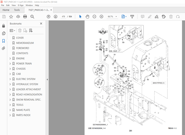 Hitachi 70Z7 Wheel Loader Parts Manual PNDCA0-1-3 – PDF DOWNLOAD