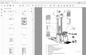 BT Forklift SPE120L SPE140 SPE140L SPE140S SPE160 SPE160L Repair manual – PDF