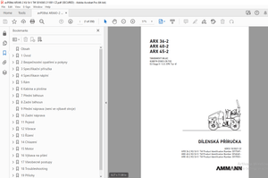 AMMANN ARX 36-2 ARX 40-2 ARX 45-2 DÍLENSKÁ PŘÍRUČKA - PDF DOWNLOAD