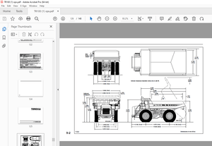 Terex TR100 Articulated Dump Truck Operation Safety Maintenance Manual PN 15274426 - PDF DOWNLOAD