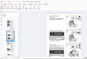 Bobcat 853 853H Operation &amp; Maintenance Manual - PDF DOWNLOAD