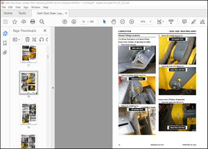 Gehl V420, Mustang 4200V Skid Steer Loader Service Manual 50950421 – PDF DOWNLOAD