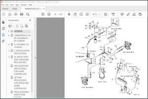 Komatsu Galeo PC1800-6 Hydraulic Excavator Field Assembly Instruction Manual SEAW003503 – PDF 