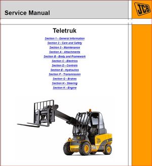 Jcb 2 5d 2 5g 3 0d 3 0g 3 5d 3 0d 4 Times 4 3 0 D High Lift Teletruk Service Repair Manual PDF 