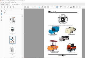 Taylor-Dunn MR-380-28 Operation Trouble Shooting &amp; Replacement Parts Manual S.NO. 155932 - PDF 