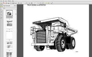 Komatsu HD1500-7 Dump Truck Operation &amp; Maintenance Manual - PDF
