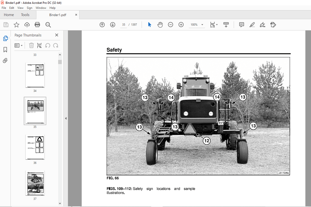 AGCO® NA 9365 9345 Windrower Tractor SERVICE MANUAL 79032962 A – PDF ...