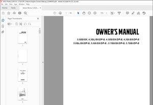 Volvo Penta 3.0GS SX 5.7GSi DP S Marine Engine Owners Manual_233488593 – PDF DOWNLOAD