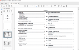 2006 Land Rover L322 Range Rover LHD Electrical Wiring Diagrams Manual – PDF DOWNLOAD