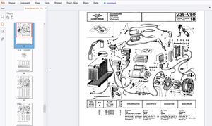 1978 Moto Guzzi V35 V50 Export Version Modifications Parts Manual – PDF